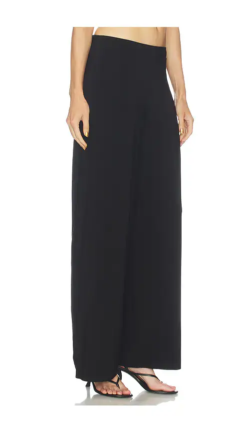 Norma Kamali Flat Front Wide Pant | Thumbnail 2 Norma Kamali Flat Front Wide Pant | Thumbnail 2