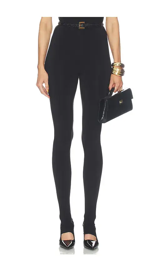 Norma Kamali Legging With Footie Without Waistband | Image 1 Norma Kamali Legging With Footie Without Waistband | Image 1
