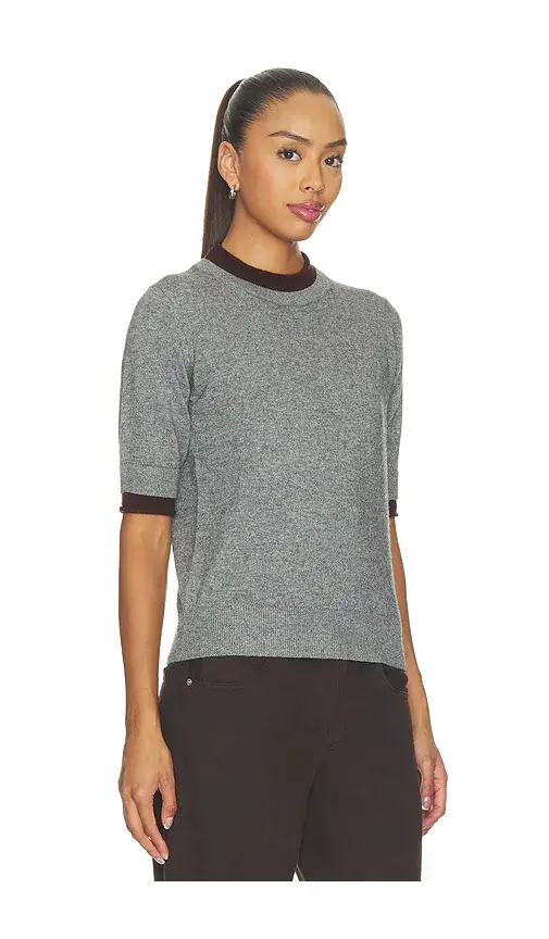 Elodie the Label Sloane Contrast Crew Neck Sweater | Thumbnail 2 Elodie the Label Sloane Contrast Crew Neck Sweater | Thumbnail 2