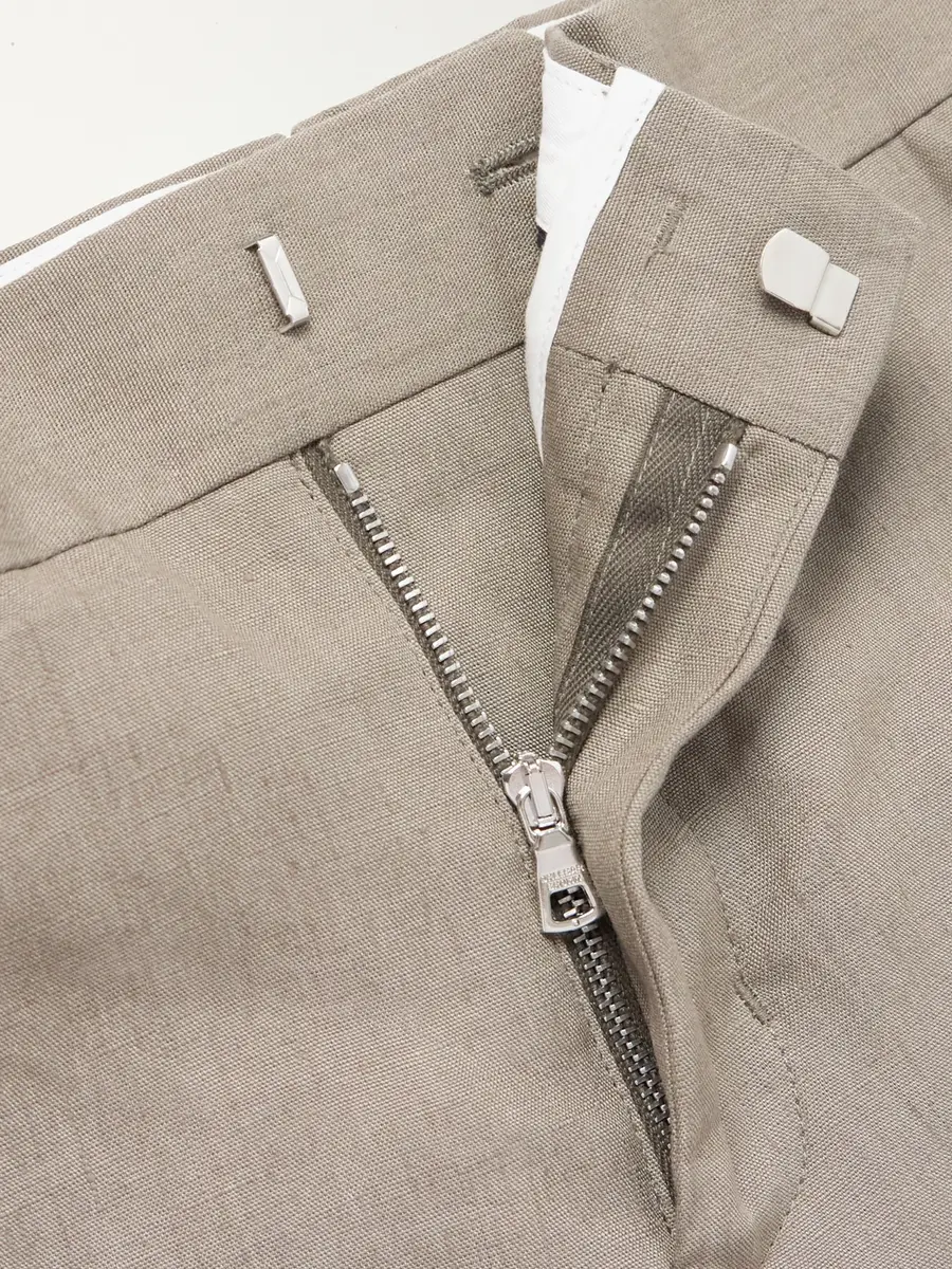Orlebar Brown Griffon Straight-Leg Linen Trousers - Men | Thumbnail 6