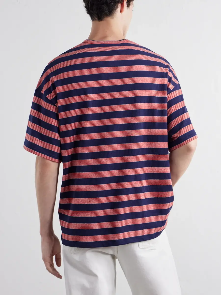 Jil Sander Striped Cotton-Jersey T-Shirt - Men | Thumbnail 4 Jil Sander Striped Cotton-Jersey T-Shirt - Men | Thumbnail 4