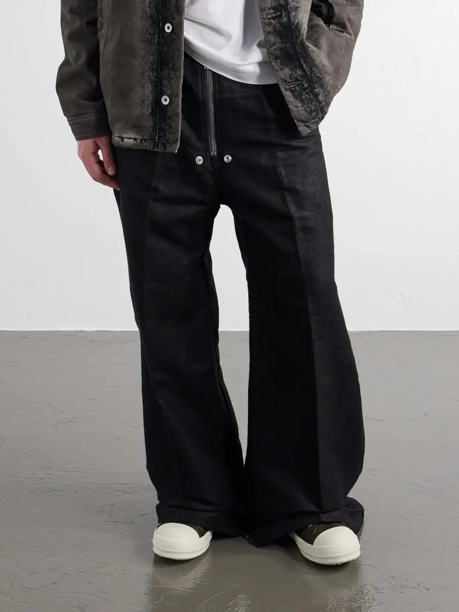 Rick Owens Sneaks Leather Sneakers - Men | Thumbnail 2 Rick Owens Sneaks Leather Sneakers - Men | Thumbnail 2