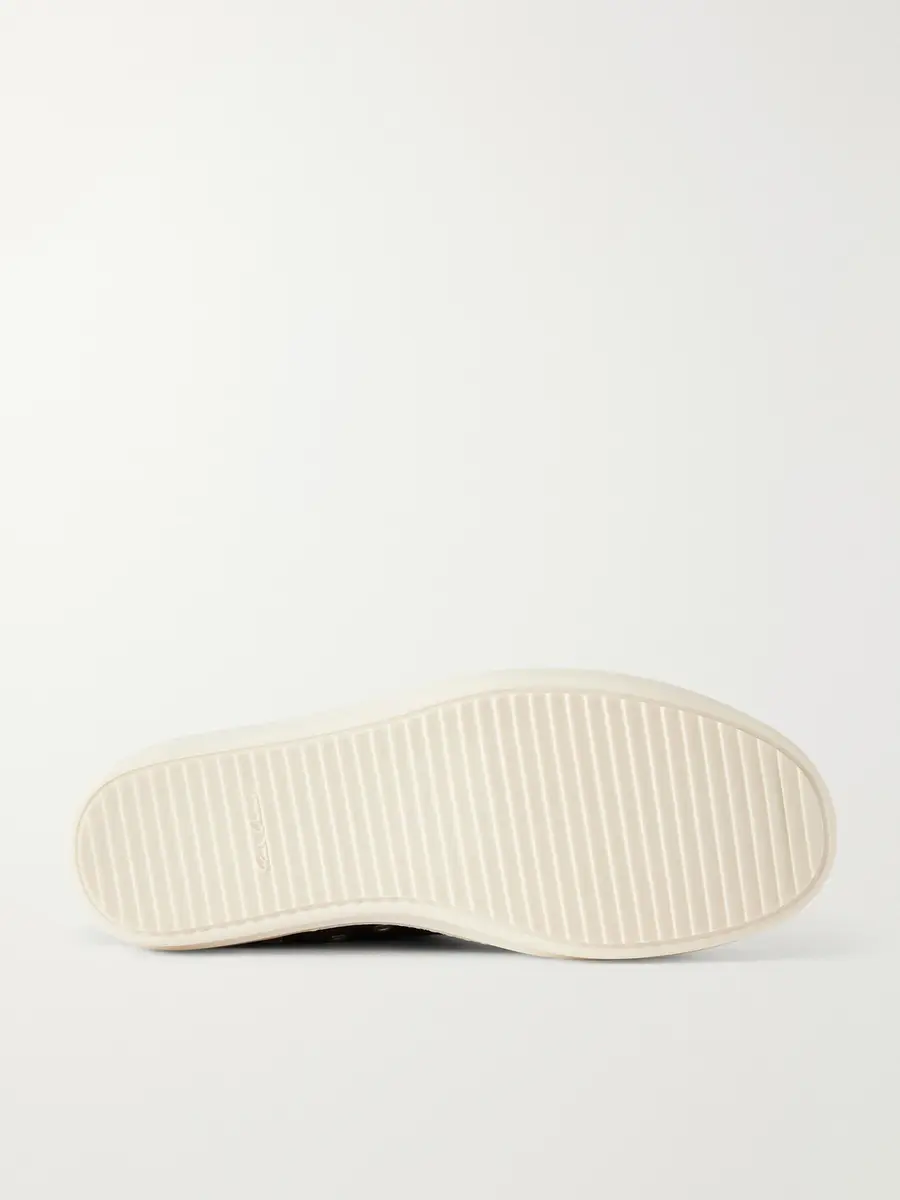 Rick Owens Sneaks Leather Sneakers - Men | Thumbnail 3 Rick Owens Sneaks Leather Sneakers - Men | Thumbnail 3