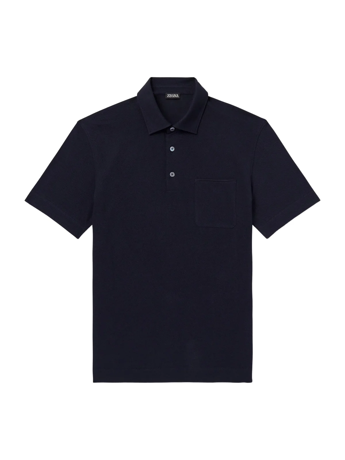 Leather-Trimmed Cotton-Piqué Polo Shirt - Men Leather-Trimmed Cotton-Piqué Polo Shirt - Men