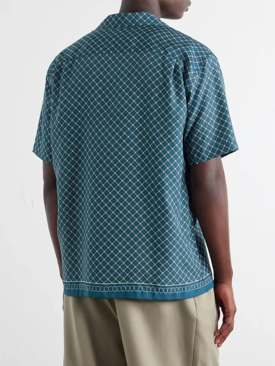 Orlebar Brown Maitan Camp-Collar Printed Lyocell Shirt - Men | Thumbnail 4 Orlebar Brown Maitan Camp-Collar Printed Lyocell Shirt - Men | Thumbnail 4