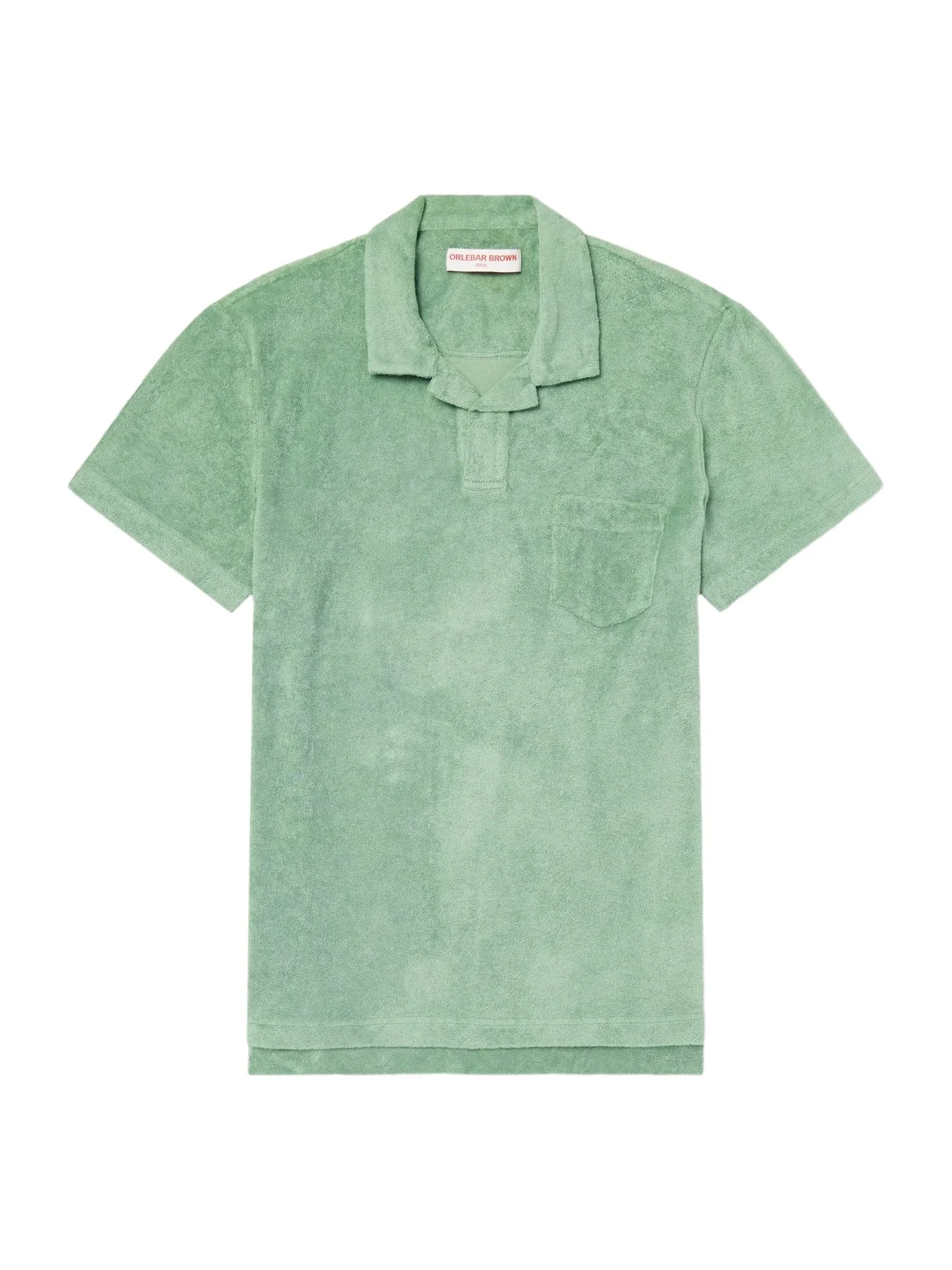 Terry Cotton-Terry Polo Shirt - Men Terry Cotton-Terry Polo Shirt - Men