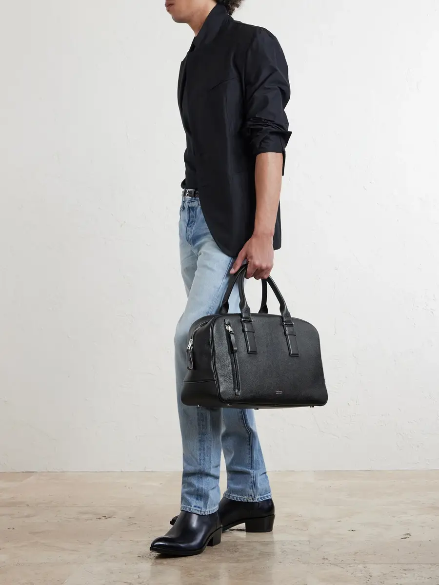 Tom Ford Victor Full-Grain Leather Weekend Bag - Men | Thumbnail 2