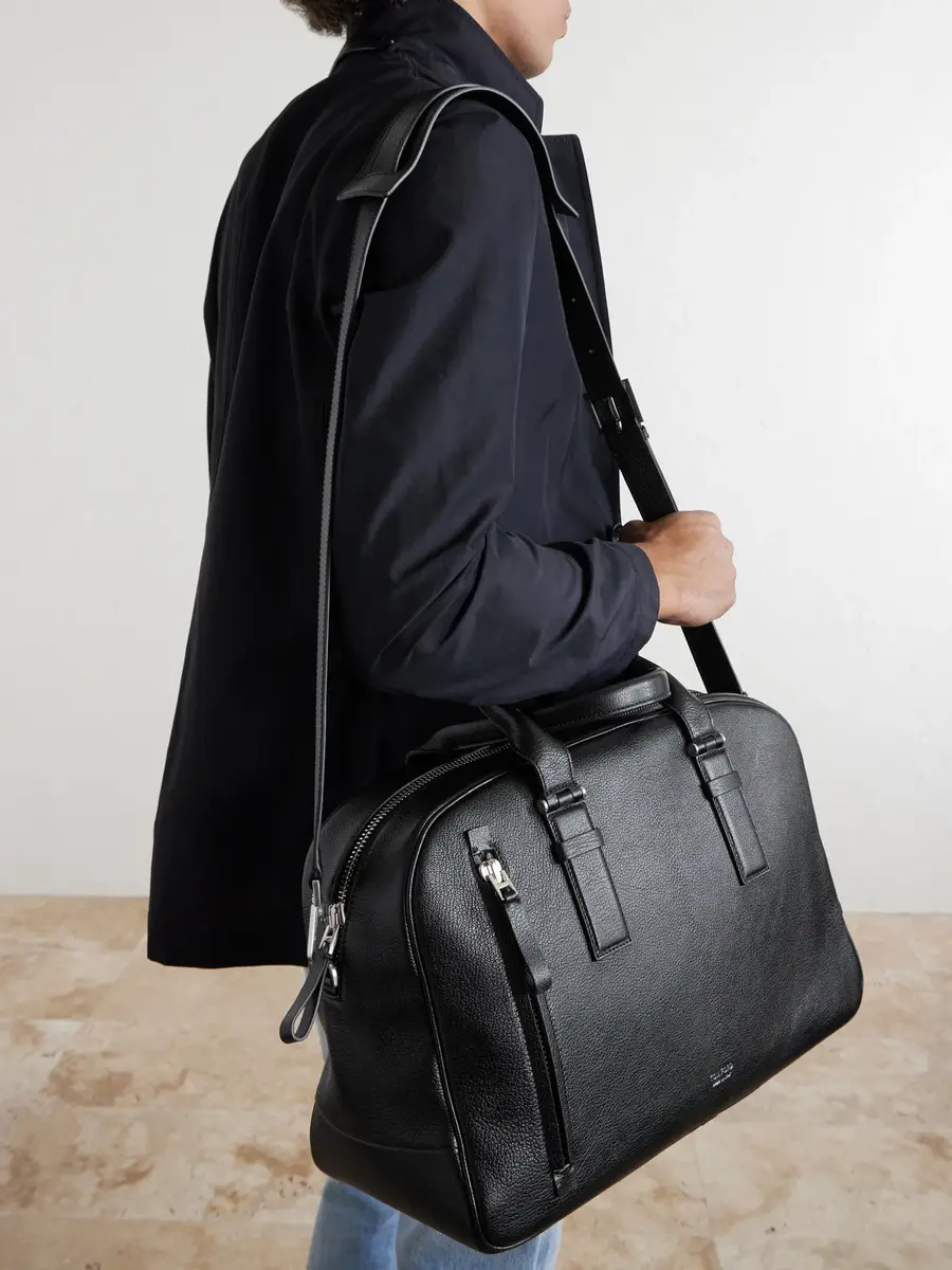 Tom Ford Victor Full-Grain Leather Weekend Bag - Men | Thumbnail 3