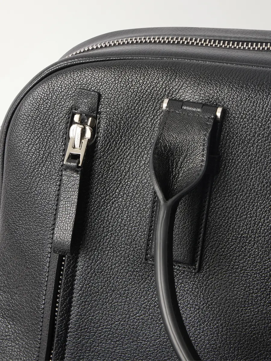 Tom Ford Victor Full-Grain Leather Weekend Bag - Men | Thumbnail 5