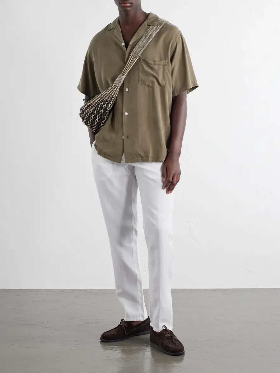 Orlebar Brown Cornell Straight-Leg Linen Trousers - Men | Thumbnail 2 Orlebar Brown Cornell Straight-Leg Linen Trousers - Men | Thumbnail 2