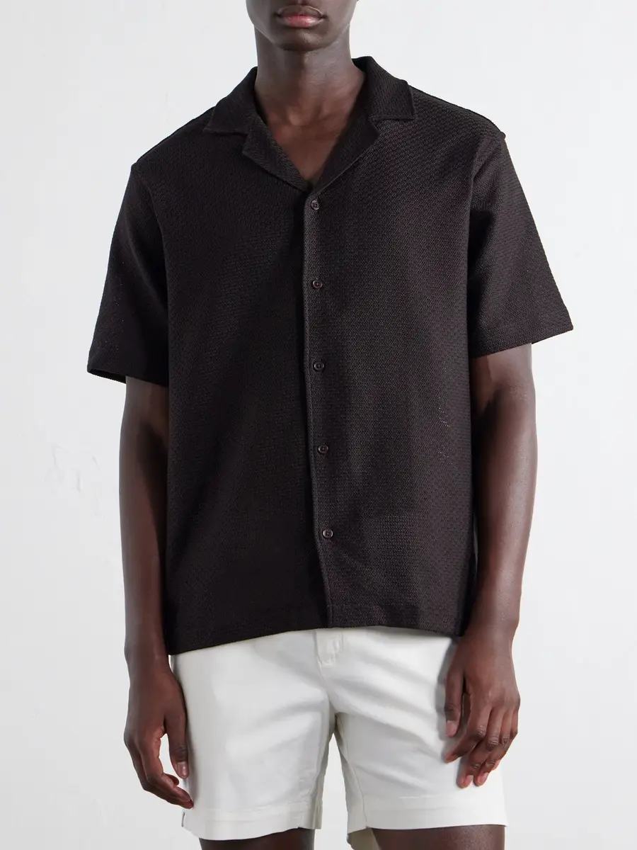 Orlebar Brown Maitan Camp-Collar Cotton Shirt - Men | Thumbnail 3 Orlebar Brown Maitan Camp-Collar Cotton Shirt - Men | Thumbnail 3