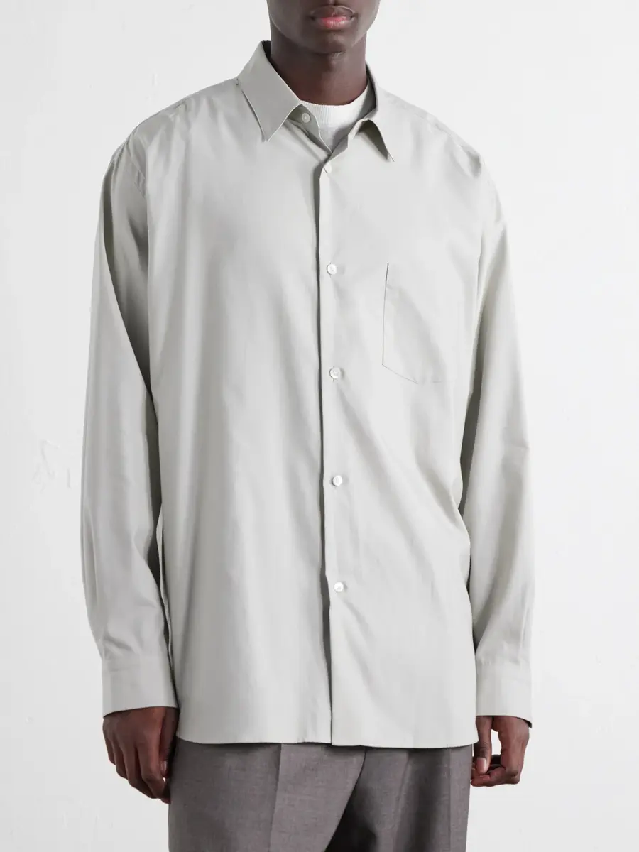 ssstein Cotton-Satin Shirt - Men | Thumbnail 3 ssstein Cotton-Satin Shirt - Men | Thumbnail 3