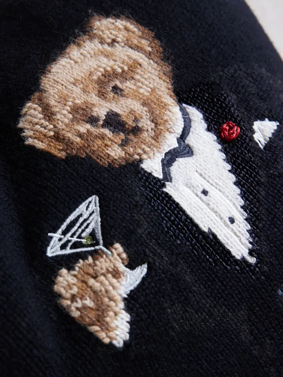 Ralph Lauren Home Martini Bear Cashmere-Blend Cushion - Men | Thumbnail 4 Ralph Lauren Home Martini Bear Cashmere-Blend Cushion - Men | Thumbnail 4