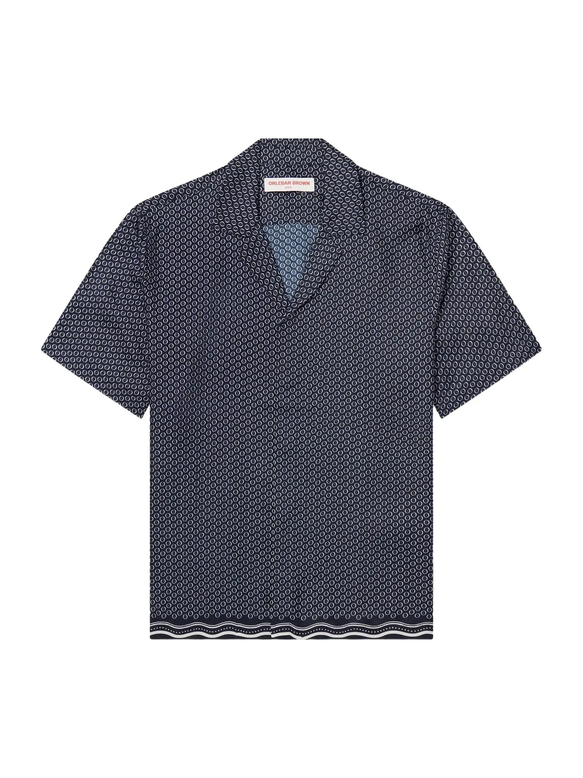 Maitan Camp-Collar Printed Silk-Satin Shirt - Men Maitan Camp-Collar Printed Silk-Satin Shirt - Men