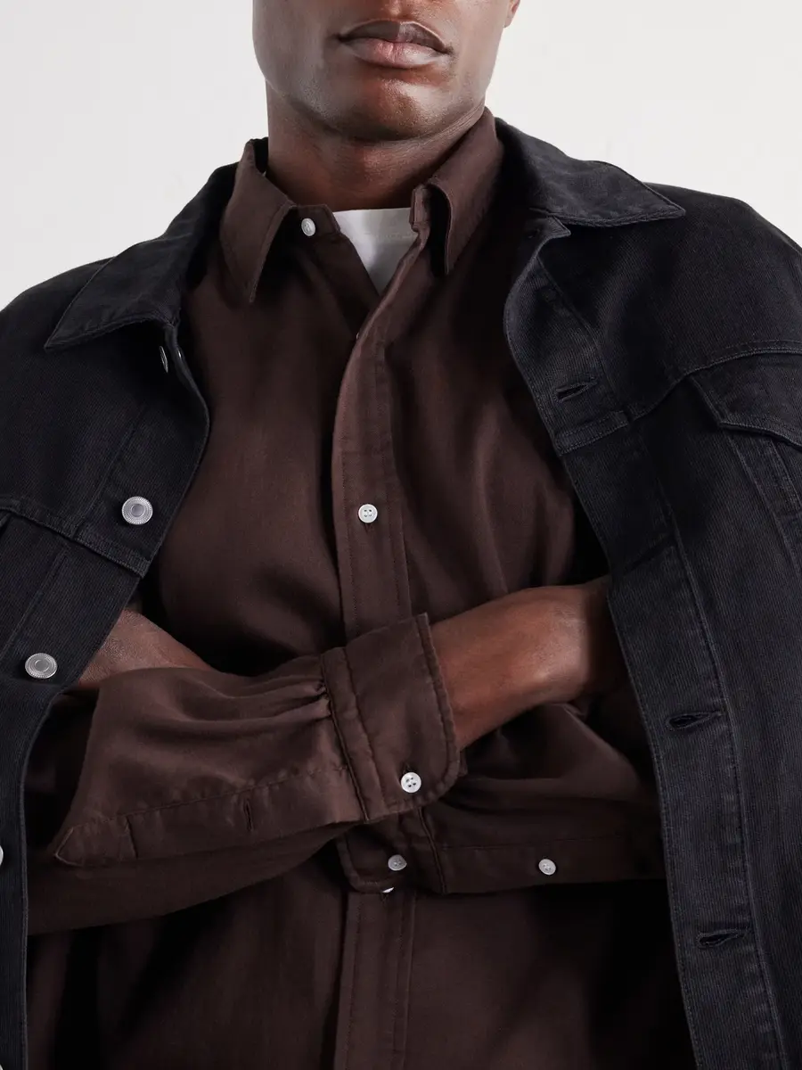 A.PRESSE Cotton-Twill Shirt - Men | Thumbnail 5