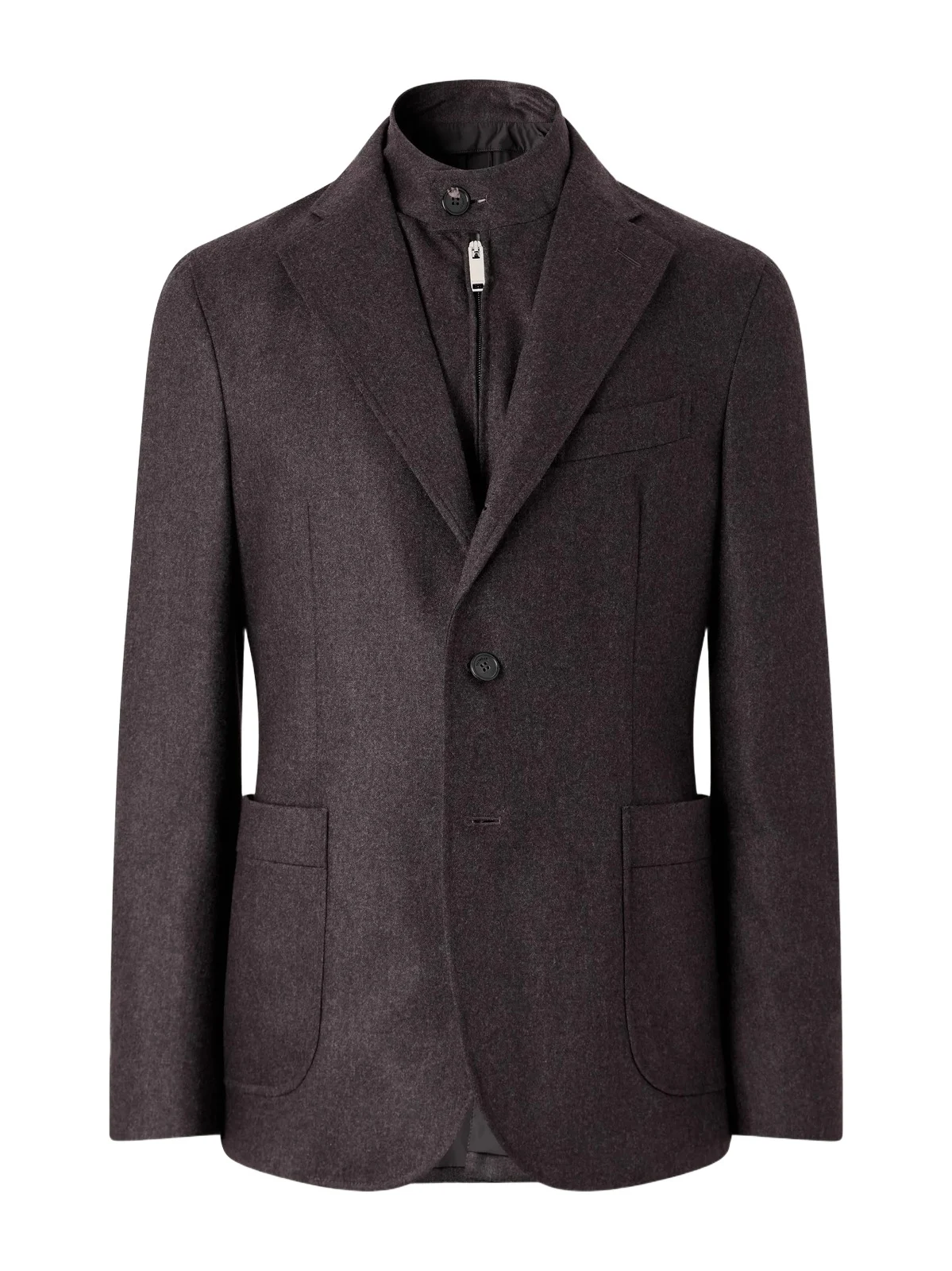 Incotex Wool-Blend Flannel Suit Jacket - Men Incotex Wool-Blend Flannel Suit Jacket - Men