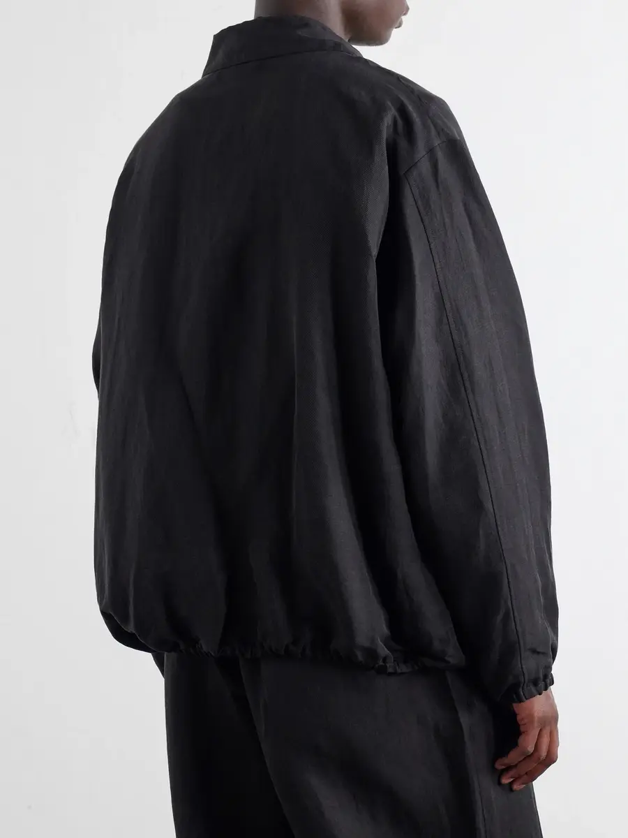 ssstein Linen and Silk-Blend Satin Blouson Jacket - Men | Thumbnail 4 ssstein Linen and Silk-Blend Satin Blouson Jacket - Men | Thumbnail 4