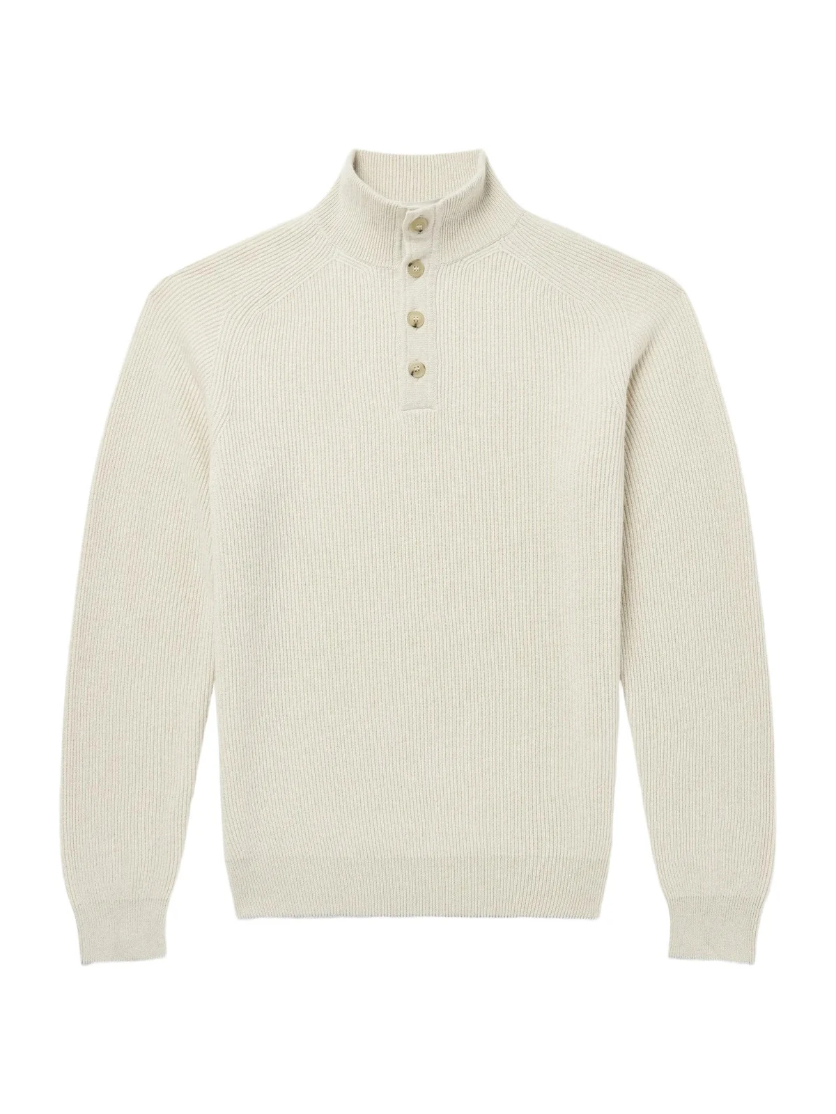 FEDELI Kyoto Ribbed Cashmere Polo Shirt - Men