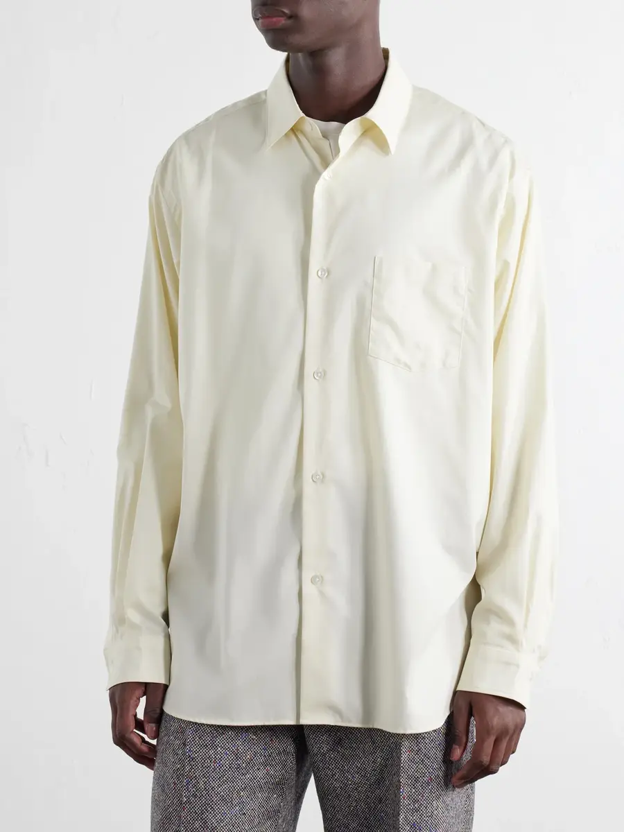 ssstein Cotton-Satin Shirt - Men | Thumbnail 3 ssstein Cotton-Satin Shirt - Men | Thumbnail 3
