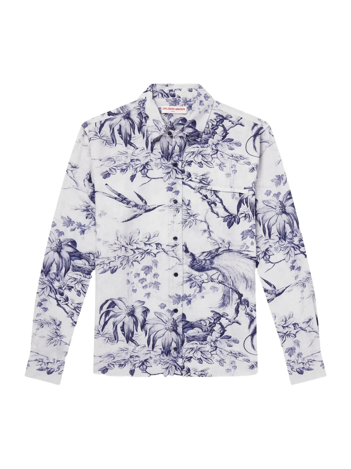 Grasmoor Printed Linen Shirt - Men