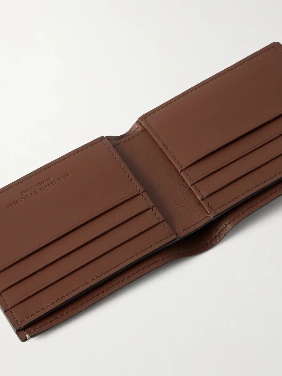 Brunello Cucinelli Logo-Debossed Leather Billfold Wallet - Men | Thumbnail 4 Brunello Cucinelli Logo-Debossed Leather Billfold Wallet - Men | Thumbnail 4