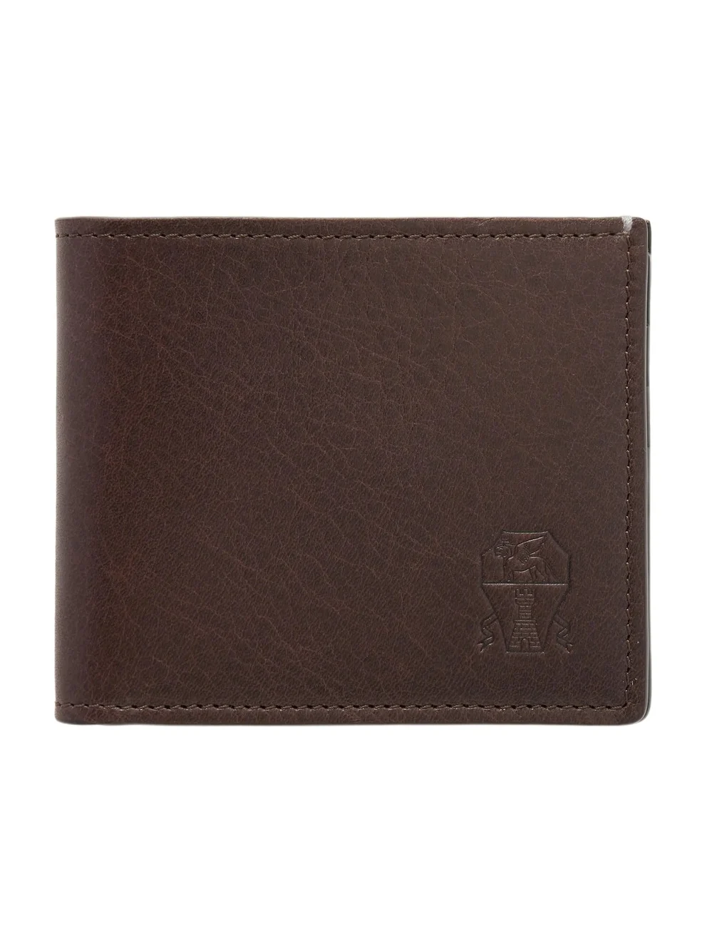 Brunello Cucinelli Logo-Debossed Leather Billfold Wallet - Men