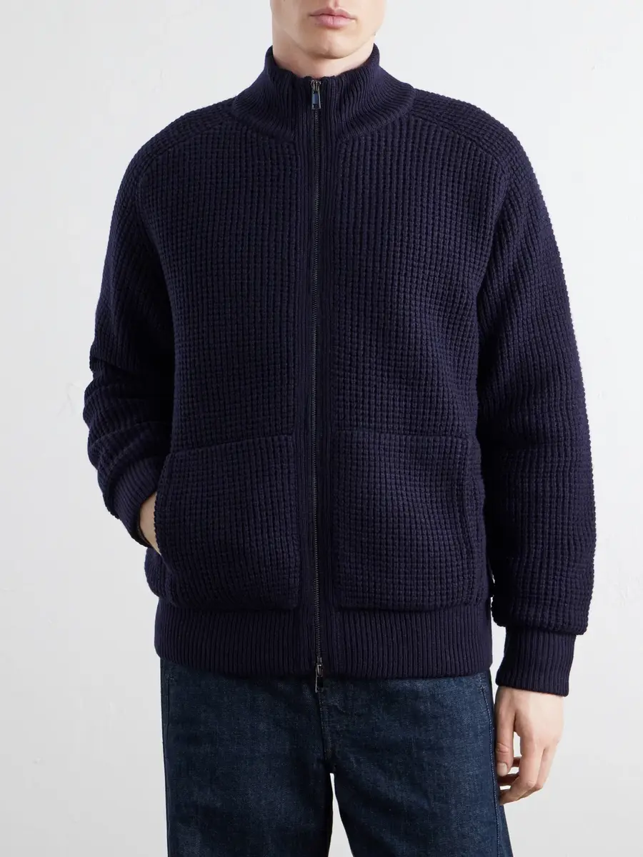 Altea Padded Virgin Wool Bomber Jacket - Men | Thumbnail 3 Altea Padded Virgin Wool Bomber Jacket - Men | Thumbnail 3