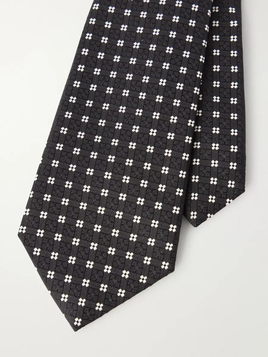 Tom Ford 6cm Silk-Jacquard Tie - Men | Thumbnail 4 Tom Ford 6cm Silk-Jacquard Tie - Men | Thumbnail 4
