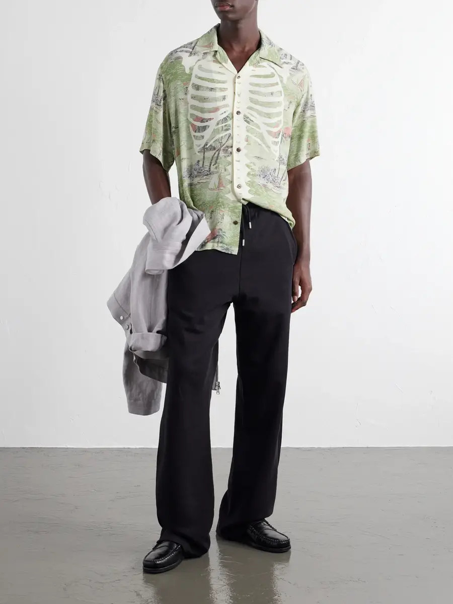 KAPITAL Aloha Convertible-Collar Printed Woven Shirt - Men | Thumbnail 2 KAPITAL Aloha Convertible-Collar Printed Woven Shirt - Men | Thumbnail 2