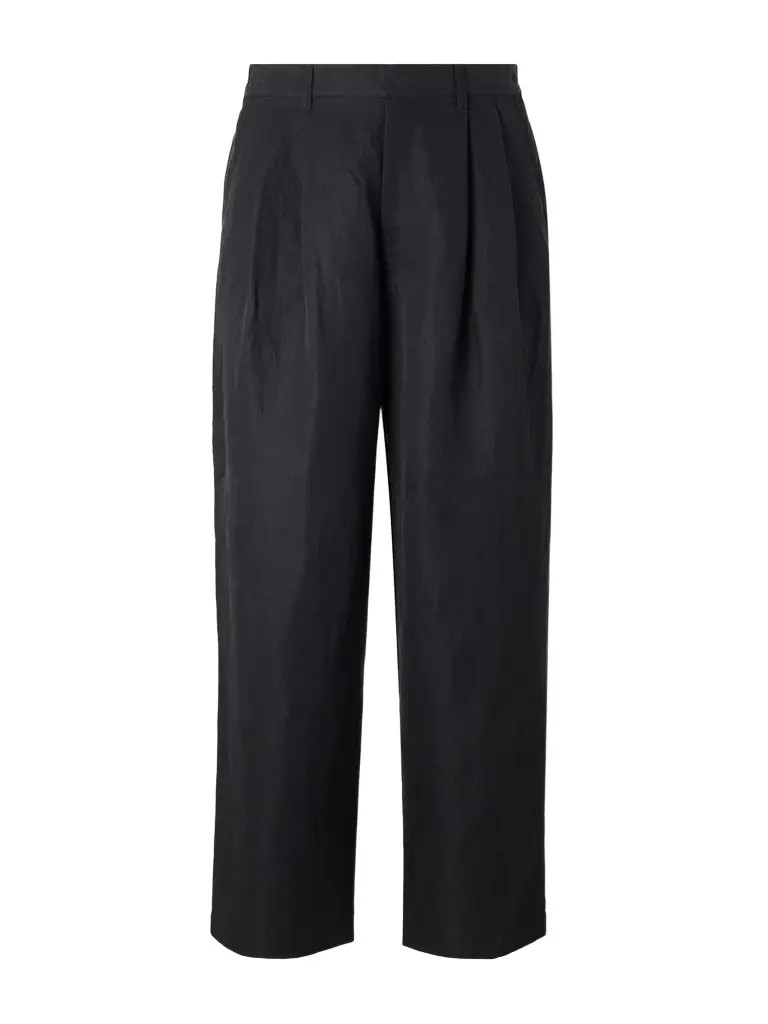 ssstein Wide-Leg Linen and Silk-Blend Twill Trousers - Men | Image 1 ssstein Wide-Leg Linen and Silk-Blend Twill Trousers - Men | Image 1