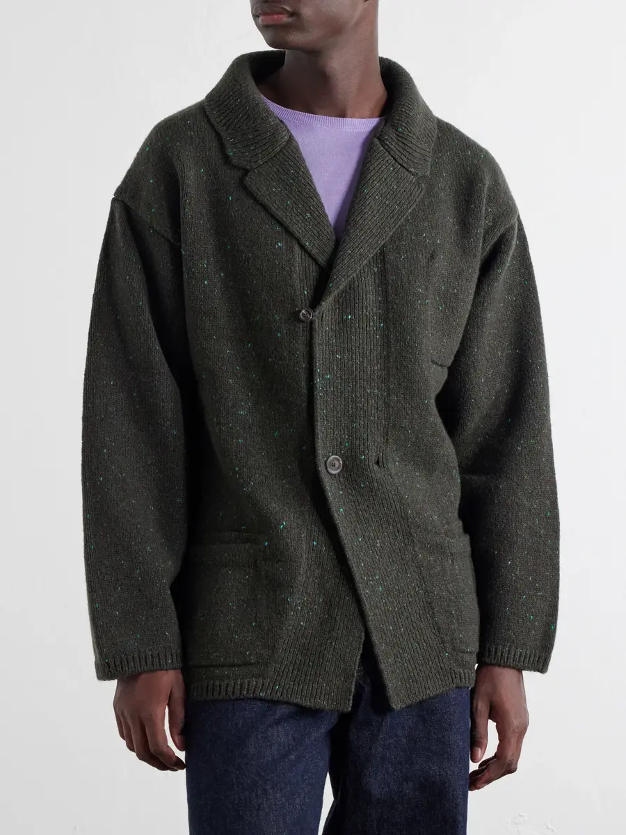 Inis Meáin Wool and Cashmere-Blend Cardigan - Men | Thumbnail 3