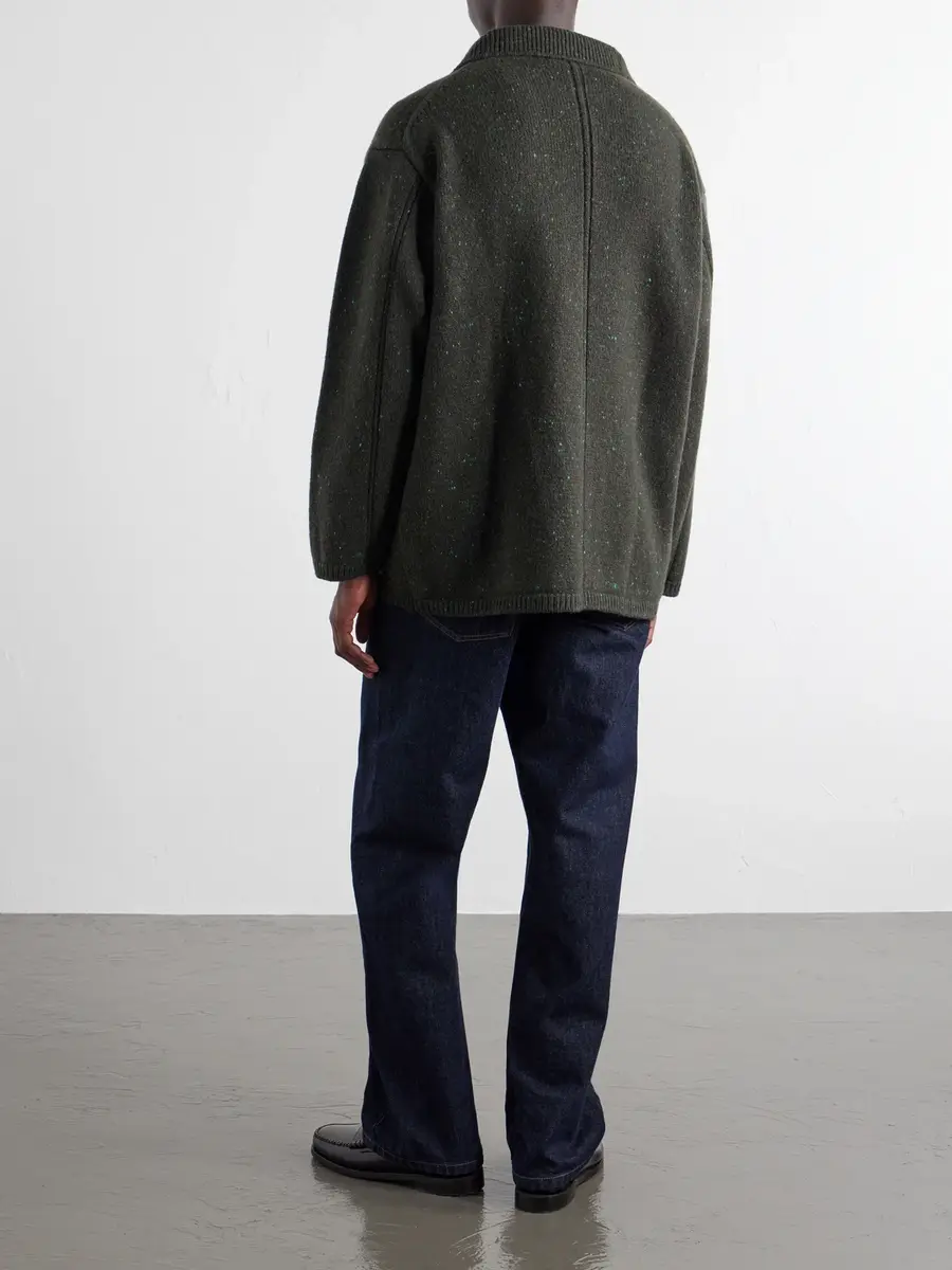 Inis Meáin Wool and Cashmere-Blend Cardigan - Men | Thumbnail 4