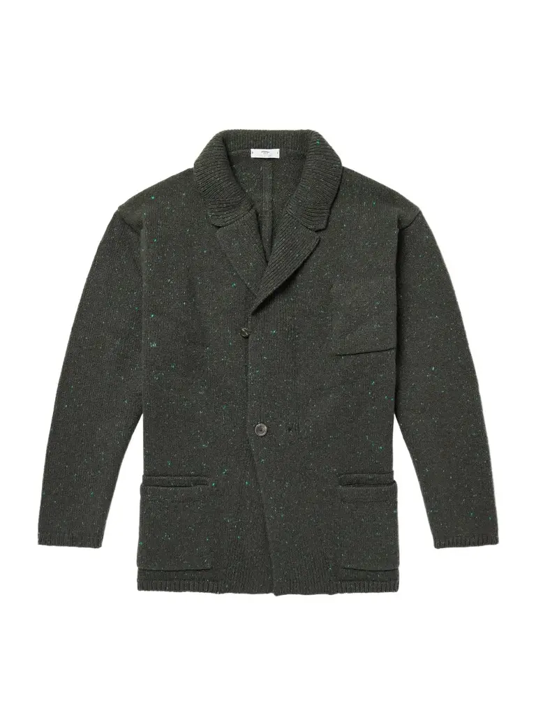 Inis Meáin Wool and Cashmere-Blend Cardigan - Men | Image 1 Inis Meáin Wool and Cashmere-Blend Cardigan - Men | Image 1