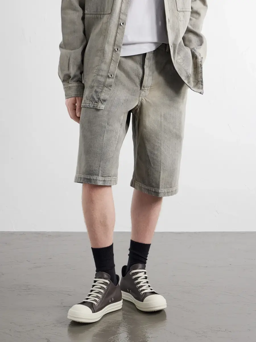 Rick Owens Ramones Sneakers Leather Sneakers - Men | Thumbnail 2 Rick Owens Ramones Sneakers Leather Sneakers - Men | Thumbnail 2