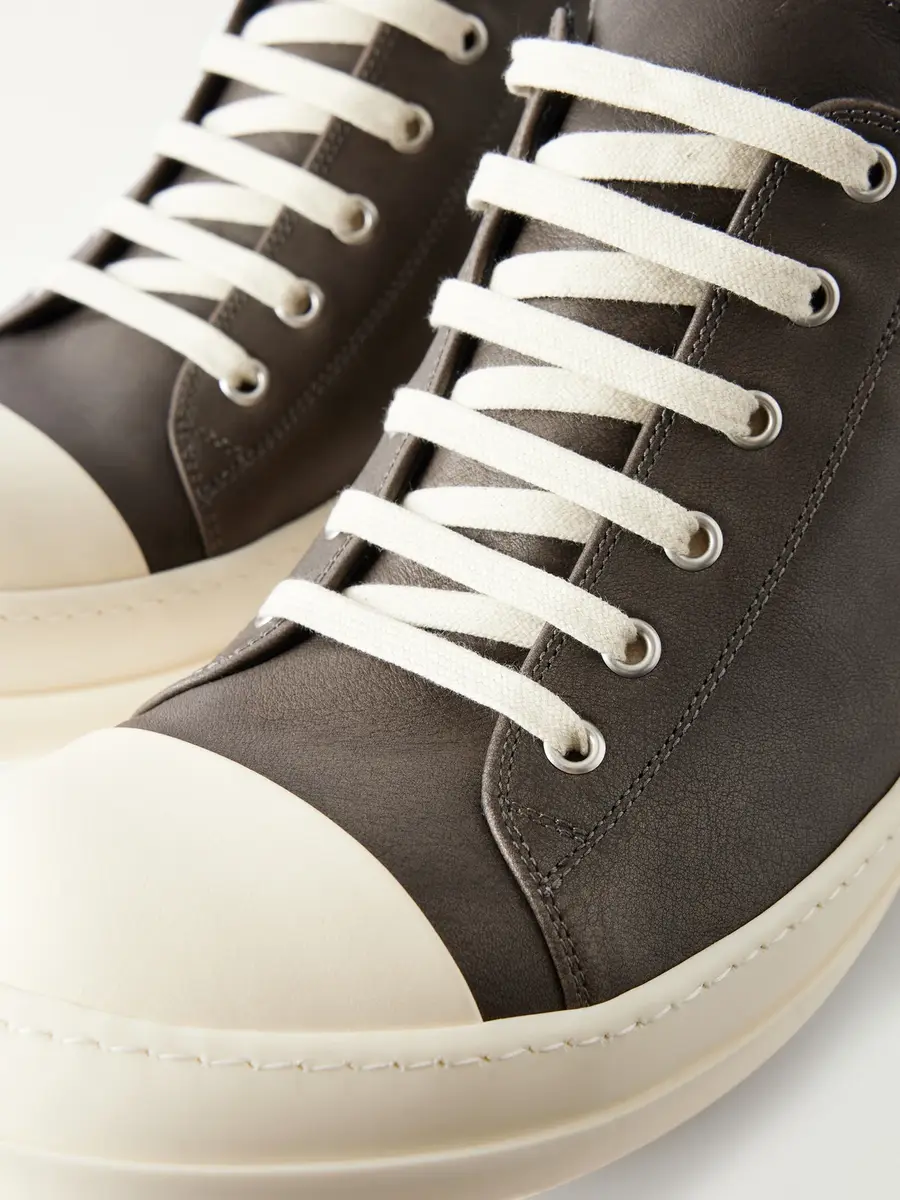 Rick Owens Ramones Sneakers Leather Sneakers - Men | Thumbnail 5 Rick Owens Ramones Sneakers Leather Sneakers - Men | Thumbnail 5
