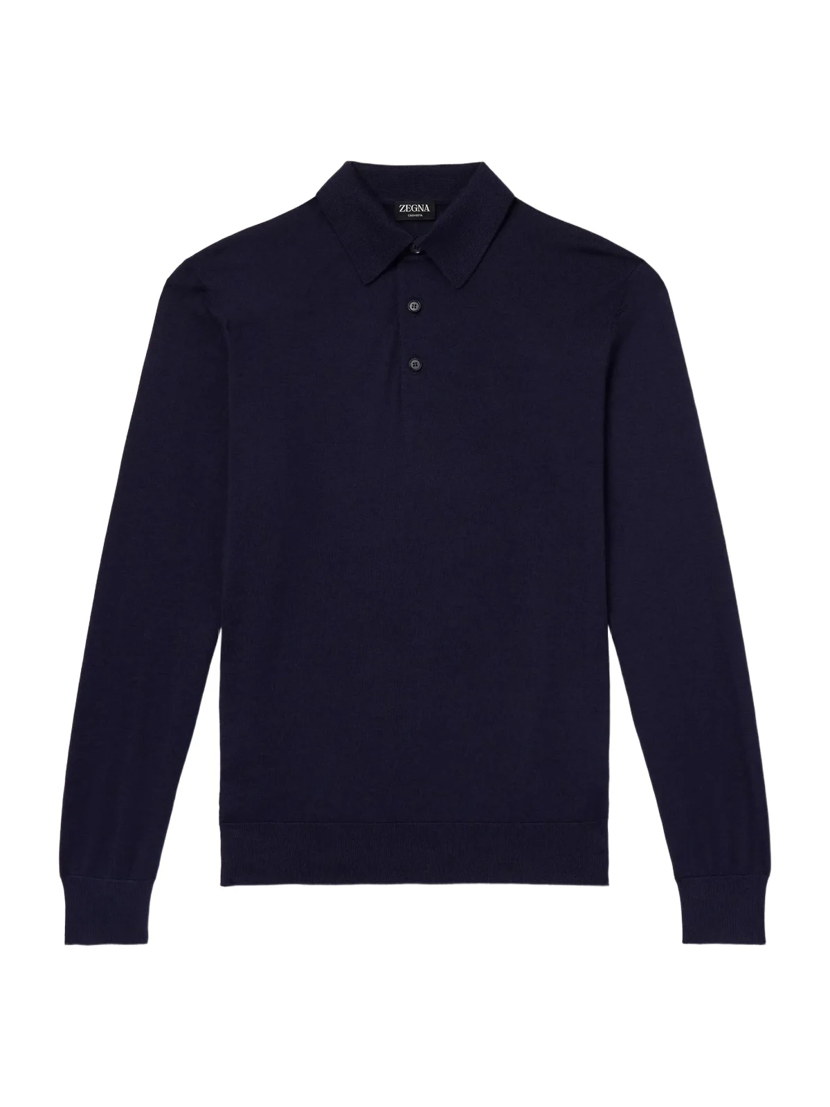 Zegna Cashmere and Silk-Blend Polo Shirt - Men