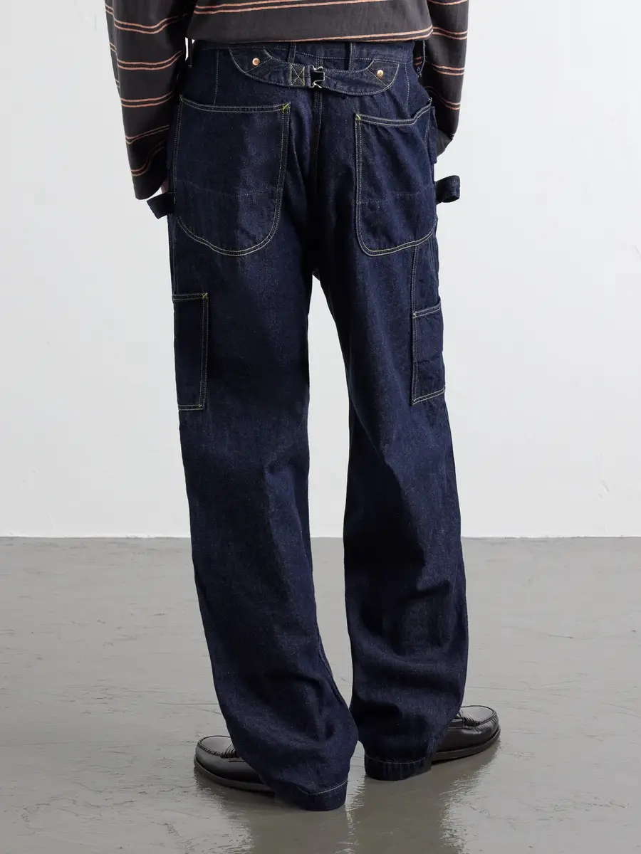 KAPITAL Lumber Straight-Leg Panelled Jeans - Men | Thumbnail 4 KAPITAL Lumber Straight-Leg Panelled Jeans - Men | Thumbnail 4