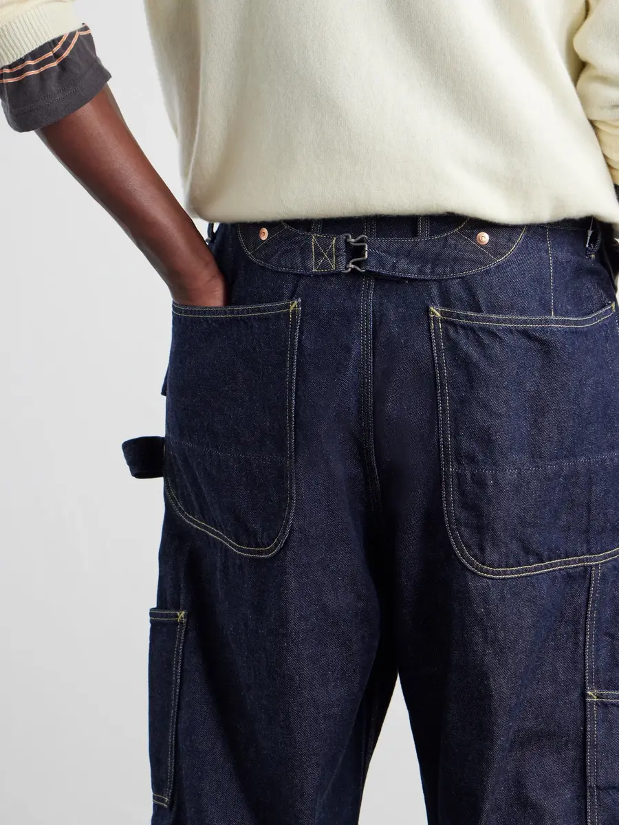 KAPITAL Lumber Straight-Leg Panelled Jeans - Men | Thumbnail 5 KAPITAL Lumber Straight-Leg Panelled Jeans - Men | Thumbnail 5