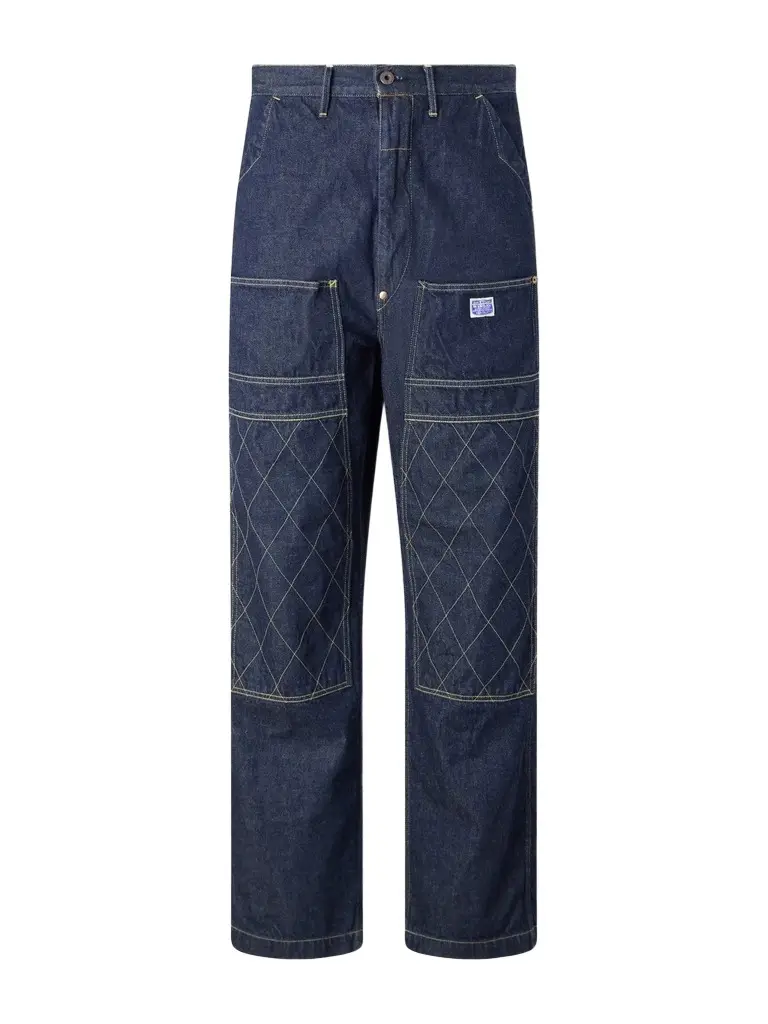 KAPITAL Lumber Straight-Leg Panelled Jeans - Men | Image 1 KAPITAL Lumber Straight-Leg Panelled Jeans - Men | Image 1
