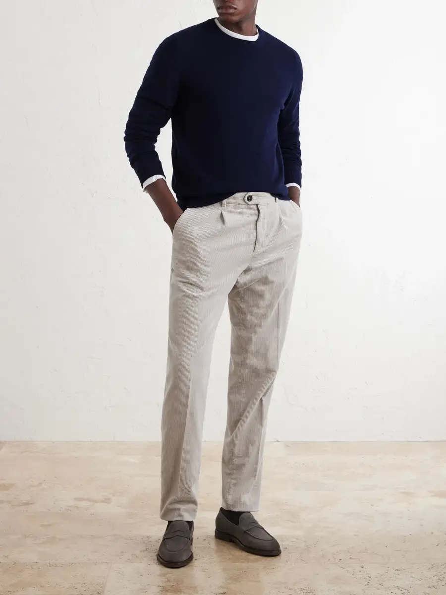 FEDELI Argentina Cashmere Sweater - Men | Thumbnail 2