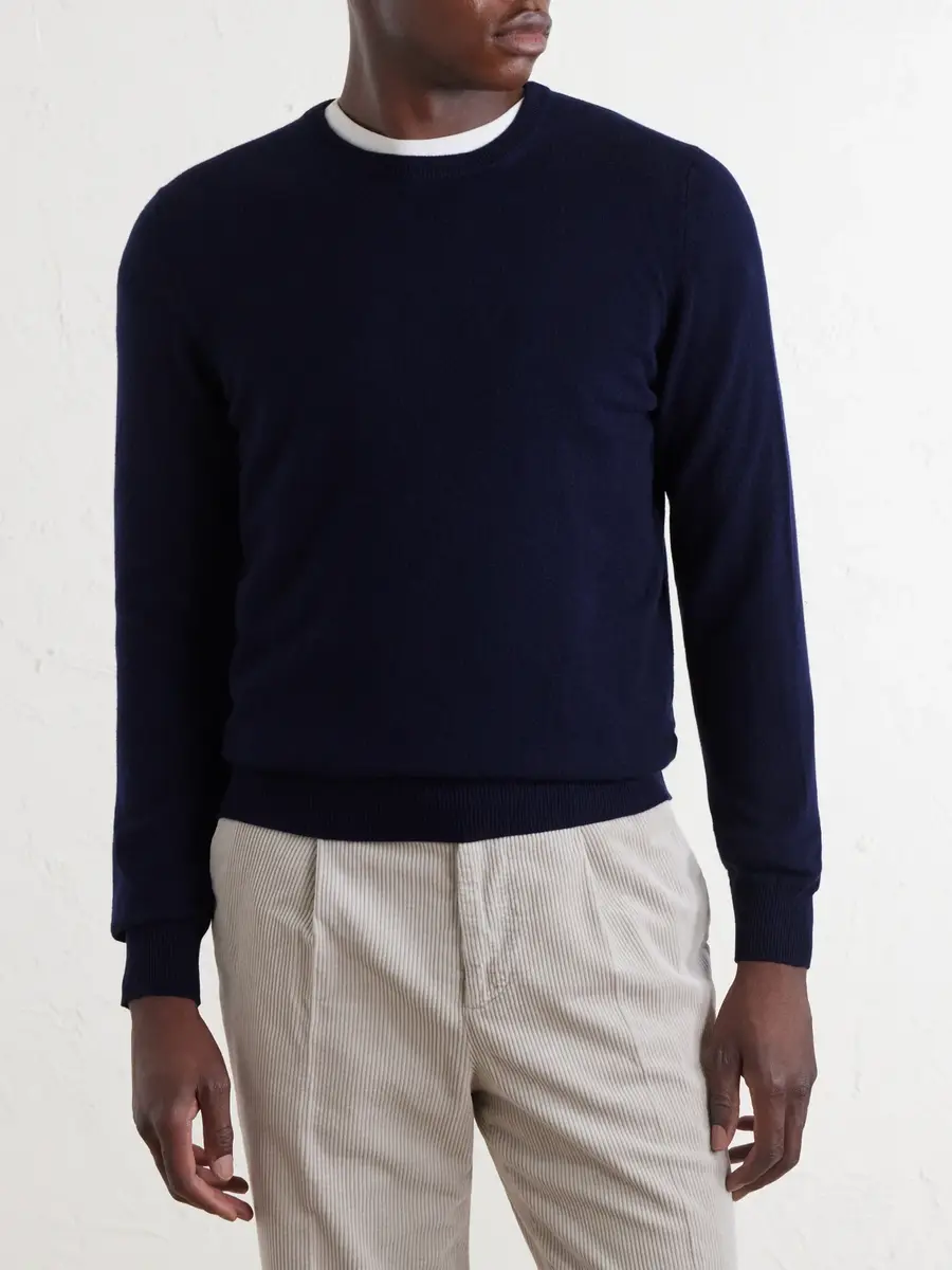 FEDELI Argentina Cashmere Sweater - Men | Thumbnail 3