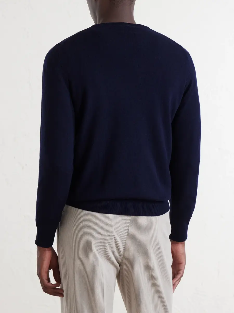 FEDELI Argentina Cashmere Sweater - Men | Thumbnail 4