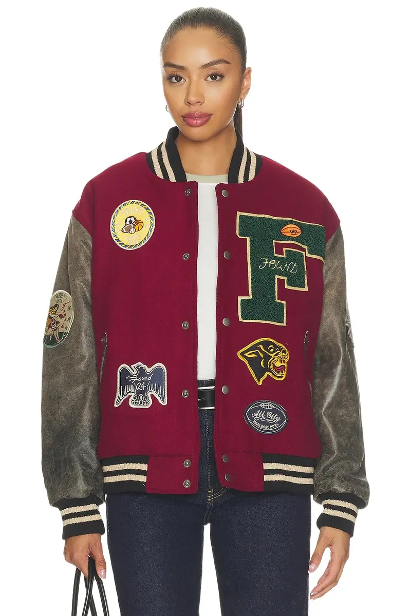 Found Crimson Letterman Jacket