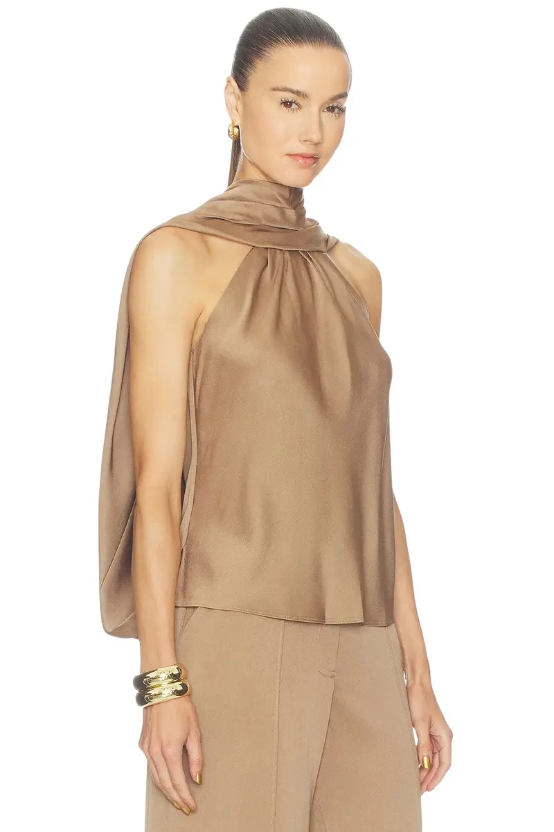 Simkhai Scarlett Cape Top