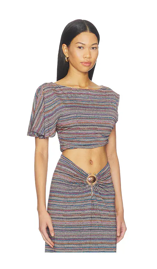 AFRM Perla Shiny Knit Top | Thumbnail 2 AFRM Perla Shiny Knit Top | Thumbnail 2