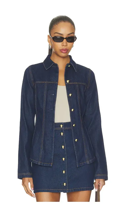 Lovers and Friends Meredith Denim Jacket | Thumbnail 2 Lovers and Friends Meredith Denim Jacket | Thumbnail 2