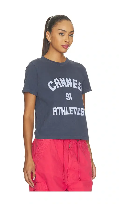 DEPARTURE Cannes 91 Athletics Boxy Tee | Thumbnail 2 DEPARTURE Cannes 91 Athletics Boxy Tee | Thumbnail 2