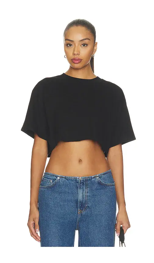RE/DONE 90s Cropped Easy Tee | Image 1 RE/DONE 90s Cropped Easy Tee | Image 1