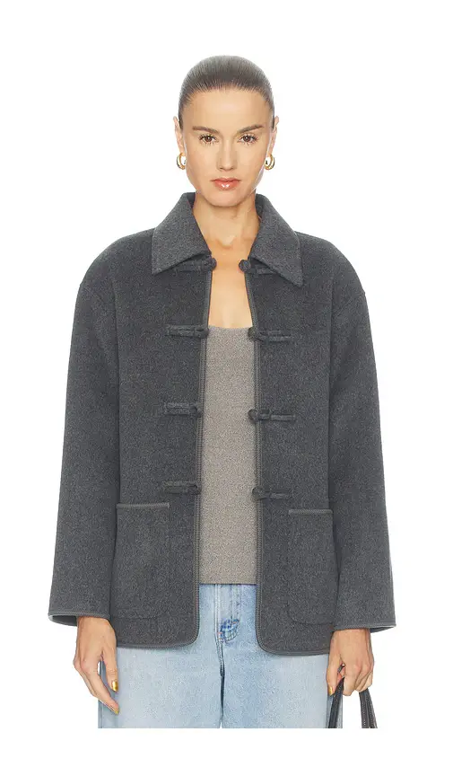 RÓHE Double Faced Wool Pankou Closure Jacket | Thumbnail 2 RÓHE Double Faced Wool Pankou Closure Jacket | Thumbnail 2