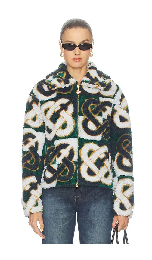 Casablanca Fleece Jacket | Image 1 Casablanca Fleece Jacket | Image 1